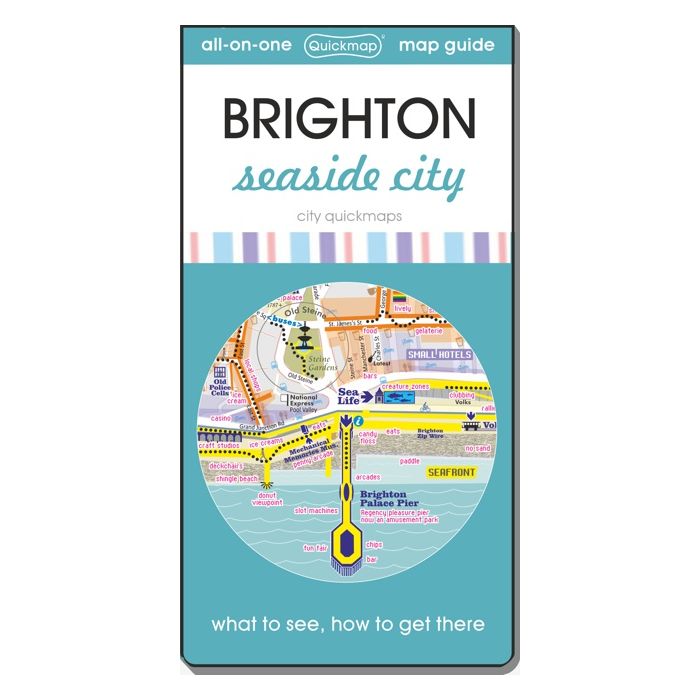 Brighton seaside city: Map & Guide [quickmap]