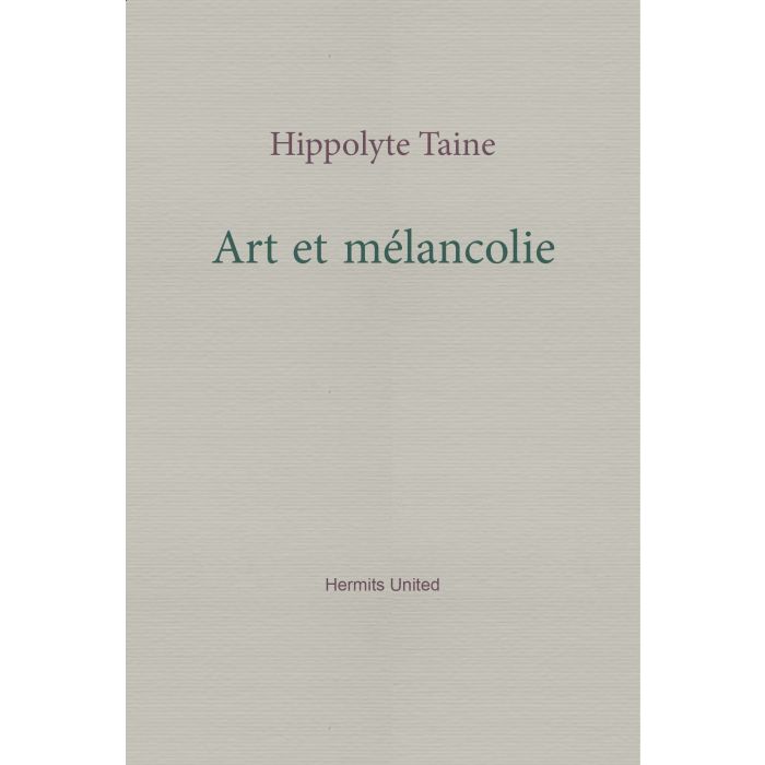 Art et melancolie
