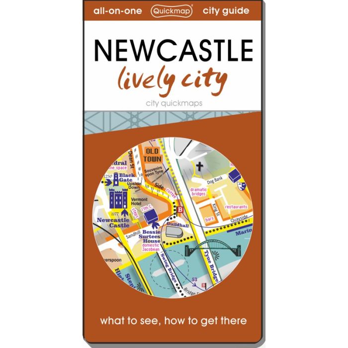 Newcastle: Lively City: Map & Guide  quickmap