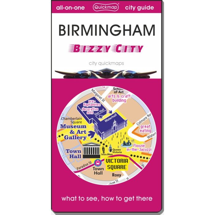 Birmingham: Bizzy City: Map & Guide  quickmap