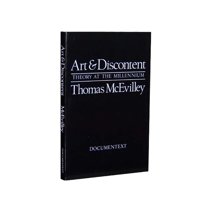 Art and Discontent: Theory At The Millenium
