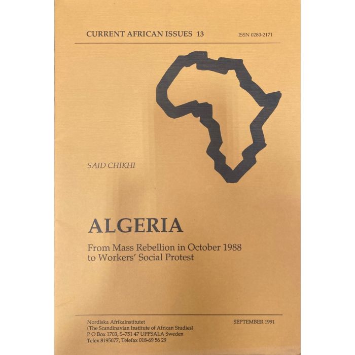 Algeria From Mass Rebellion In October 1988
