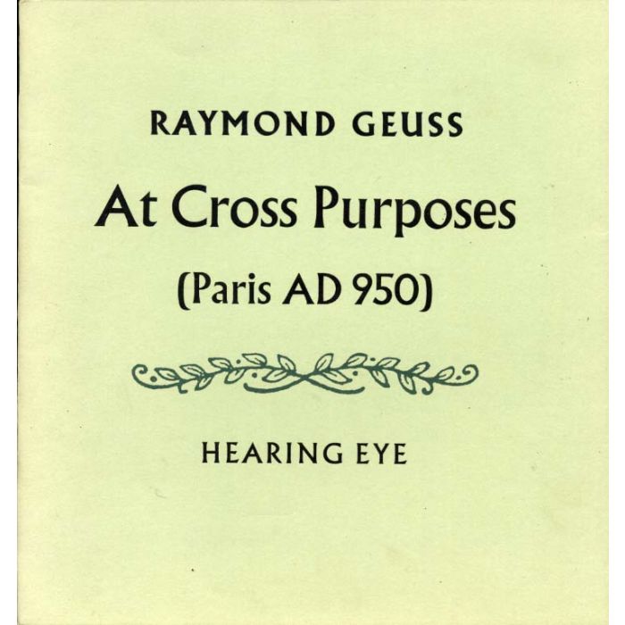 At Cross Purposes [Paris AD 950]