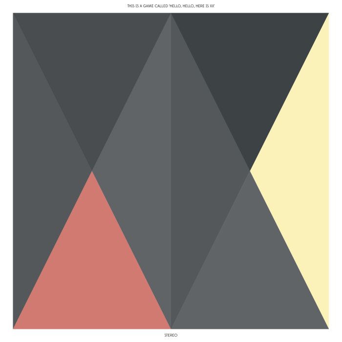 This is a Game Called 'Hello, Hello, Here is X.X.