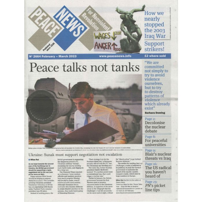 Peace News 2664 February/March 2023