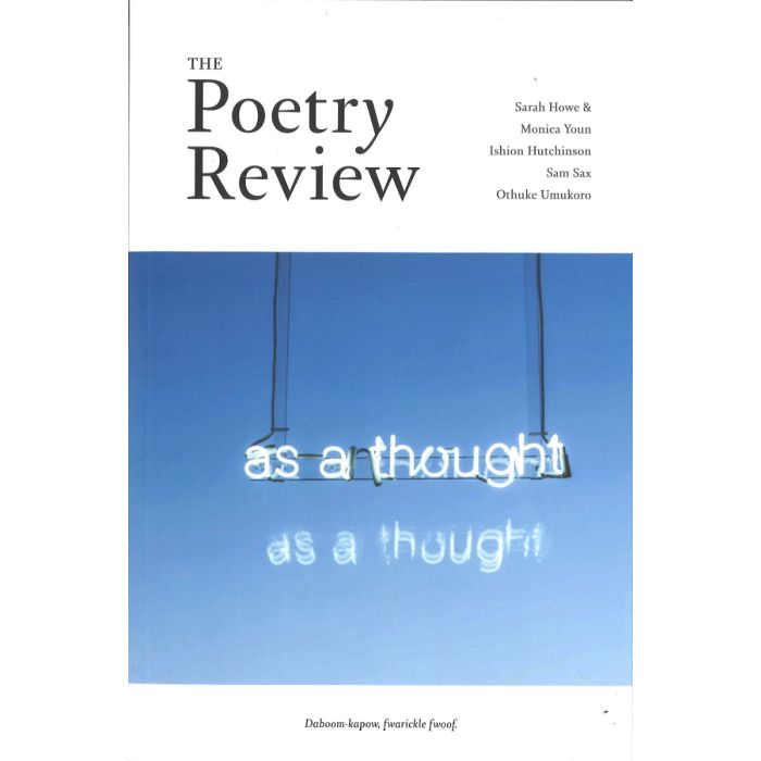 Poetry Review 113/03 Autumn 2023