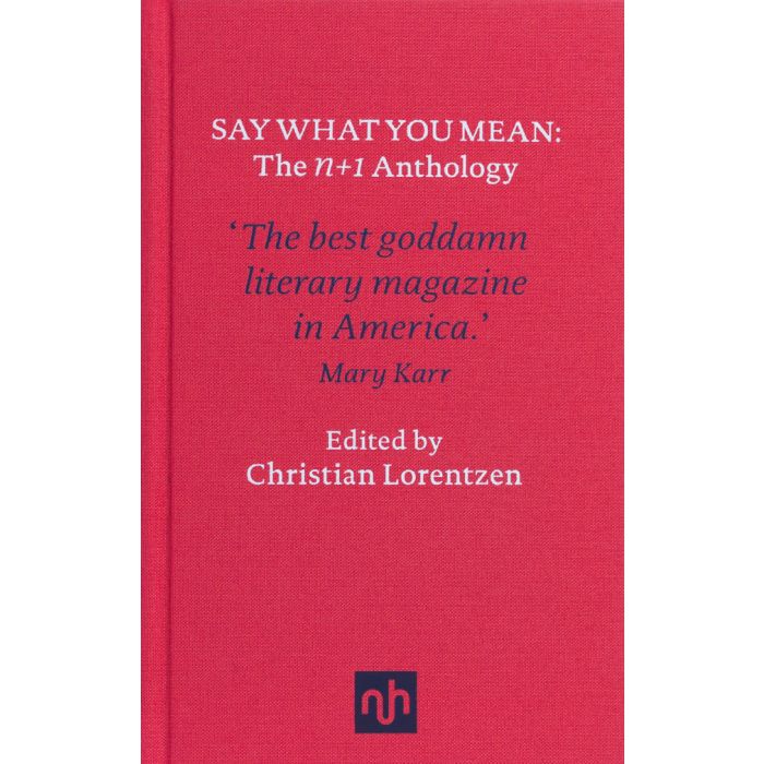 Say What You Mean: The n+1 Anthology