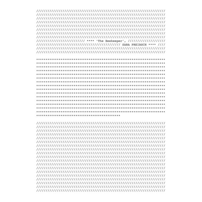 Beekeeper, The: Sara Preibsch