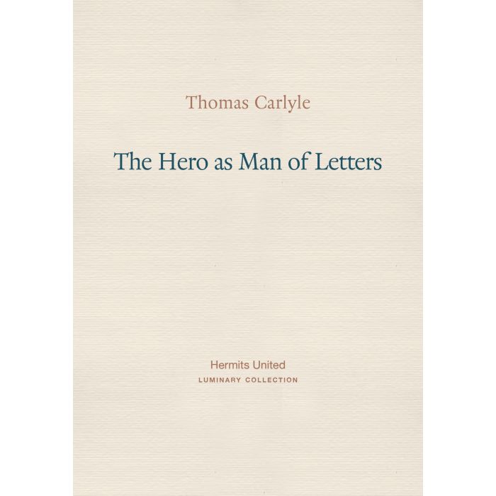 Hero as Man of Letters, The