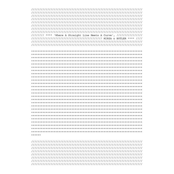 Where a Straight Line Meets A Curve: Mirza & Butler
