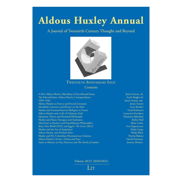 Aldous Huxley Annual Volume 20/21 (2020/2021)