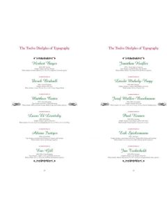 Ten Commandments of Typography, The  + Type Heresey