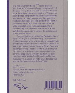 Tenderness Record: The Life of Ilya Zdanevich