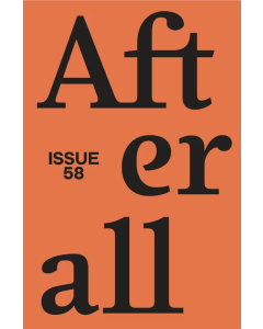 Afterall 58 Autumn/Winter 2025