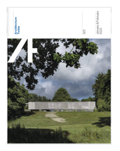 Architecture Today 323 January February 2023