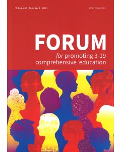 Forum Volume 63 Number 1 2021 Cover