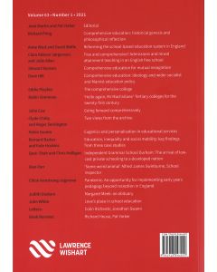 Forum Volume 63 Number 1 2021 Cover