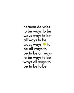 To Be All Ways To Be