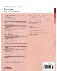 Performance Research Vol.28/#05 July/August 2023