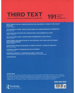 Third Text 191 Volume 38 Issue 6