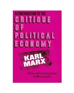 Contribution To The Critique Of Political Economy, A