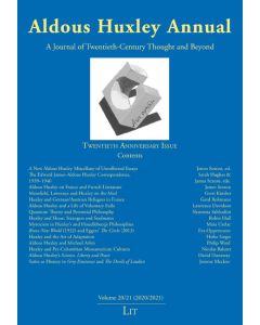 Aldous Huxley Annual Volume 20/21 (2020/2021)